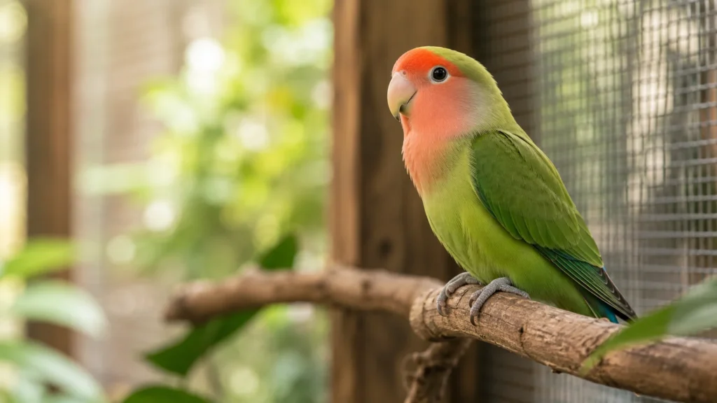Agapornis do Criatório PRIME Psitacídeos no Rio de Janeiro