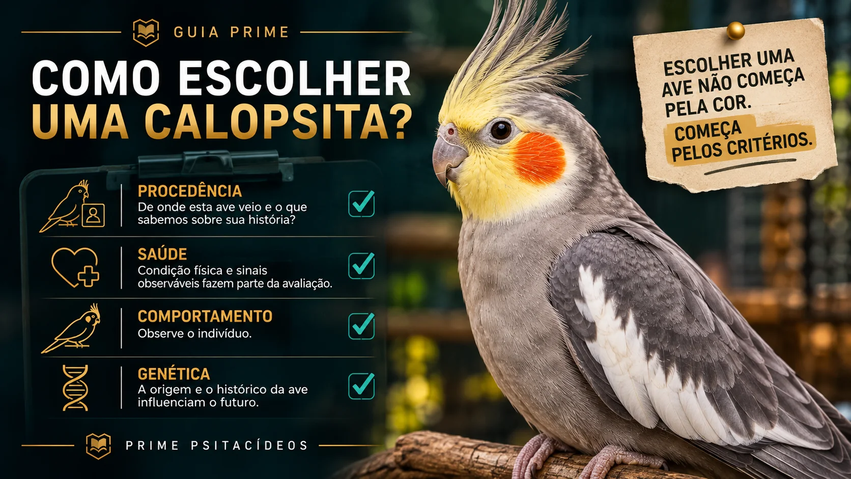 Onde Comprar Calopsita? Perguntas e Respostas Antes de Escolher Sua Ave